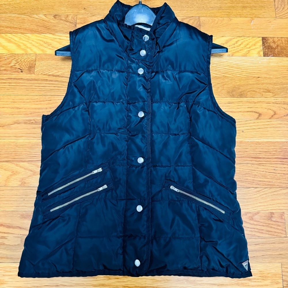 Guess Black Puffer Vest